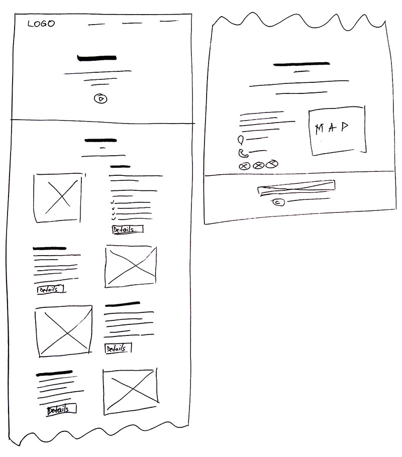 Ace-Hi Web Design Sketch